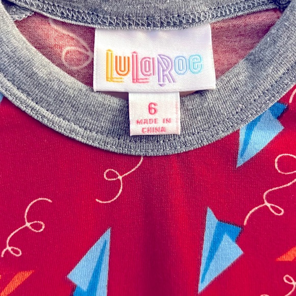 (6)HTF Paper Airplanes Red White Blue Summer Sloan Unisex Mom & Me Matching - Picture 4 of 8